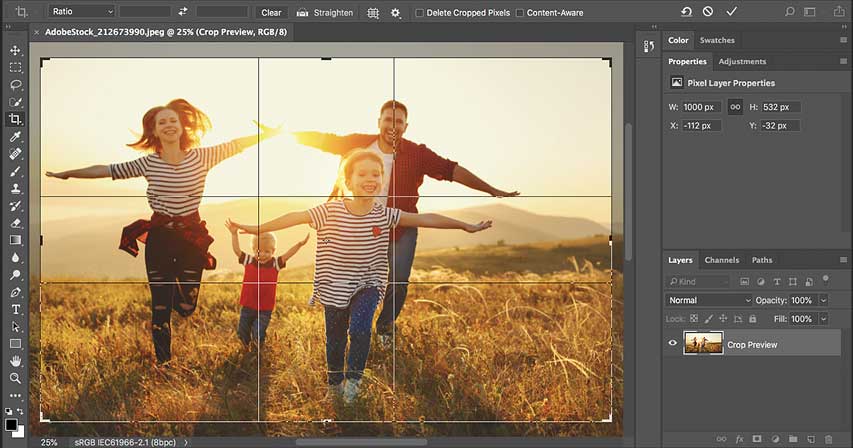How to crop photos in Photoshop CC - Complete Guide